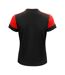 Womens/ladies T-shirt Black Red Printer PRIME-2