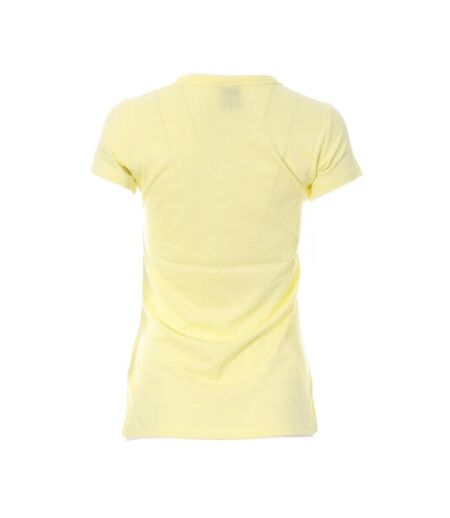 T-shirt Jaune Femme G-Star Raw Cursive - S