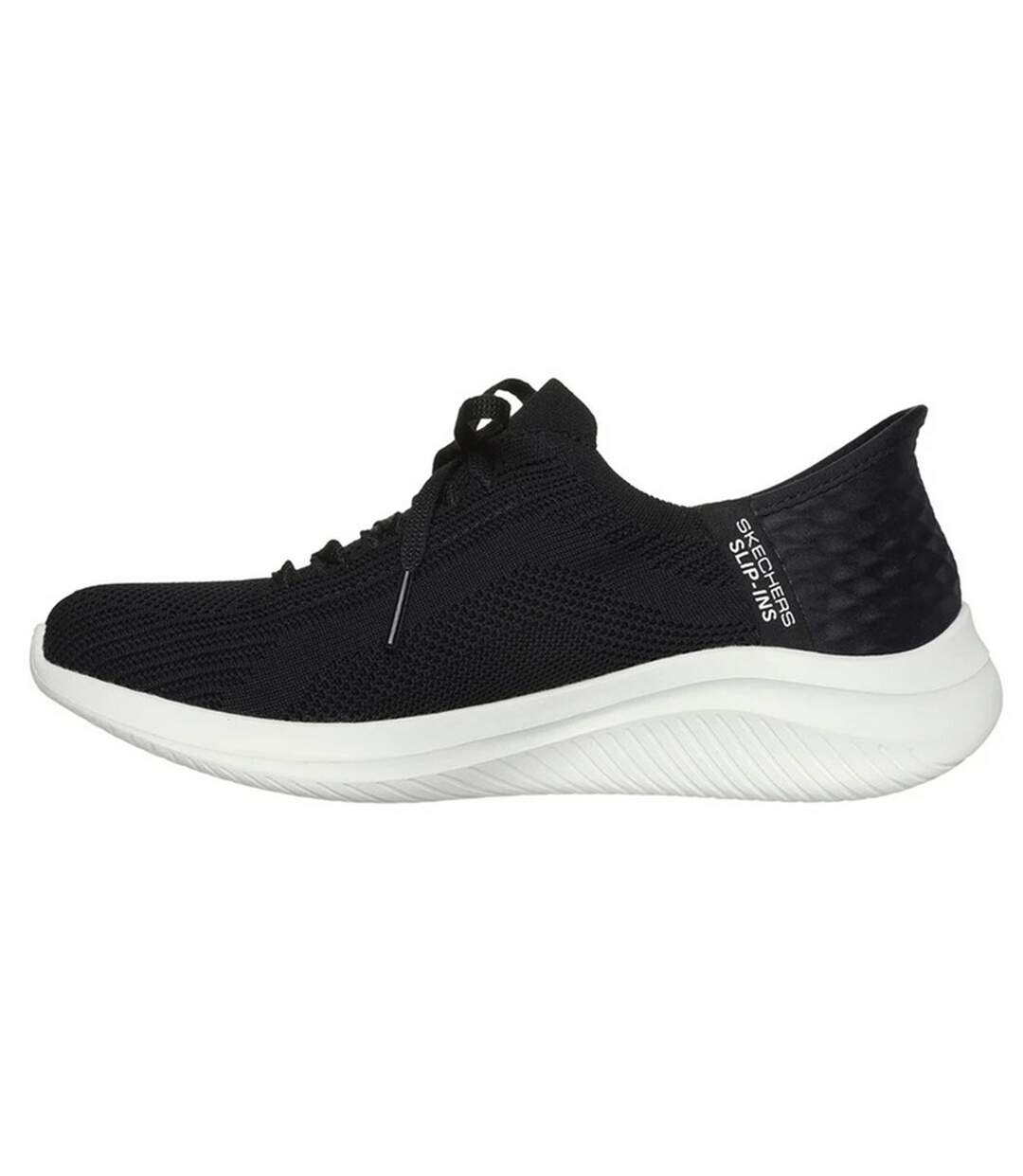 Womens/ladies Ultra Flex 3.0 Brilliant Path Slip-in Trainers Black Skechers-2
