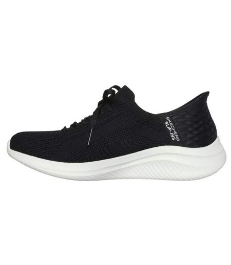Womens/ladies Ultra Flex 3.0 Brilliant Path Slip-in Trainers Black Skechers