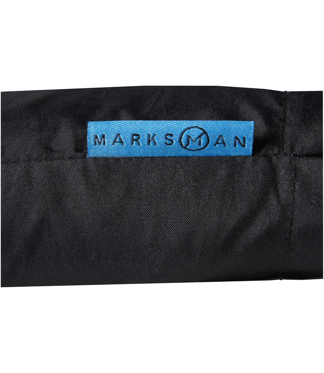 Marksman 21.5 Inch Traveller 3-Section Auto Open & Close Umbrella (Solid Black) (12.1 x 38.6 inches)