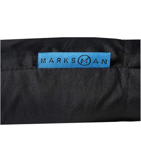 Marksman 21.5 Inch Traveller 3-Section Auto Open & Close Umbrella (30.8 x 98 cm) (Solid Black) - UTPF917