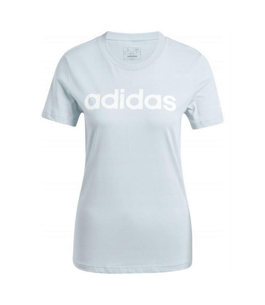 T-shirt Détente Style Logo Essentials Femme Bleu Clair Adidas-2