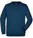 Sweat-shirt col rond - JN040 - bleu pétrole - mixte homme femme