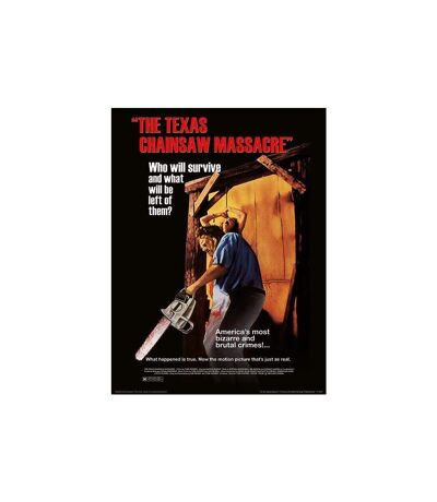 The Texas Chainsaw Massacre Brutal Print (Multicolored) (40cm x 30cm) - UTPM8918