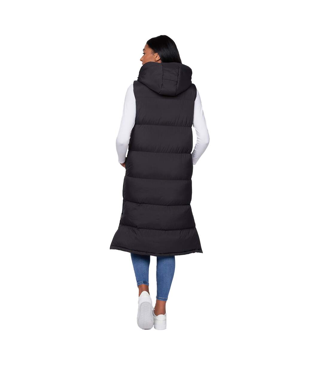 Veste Sans Manches Alaiya Femme Noir Crosshatch-2