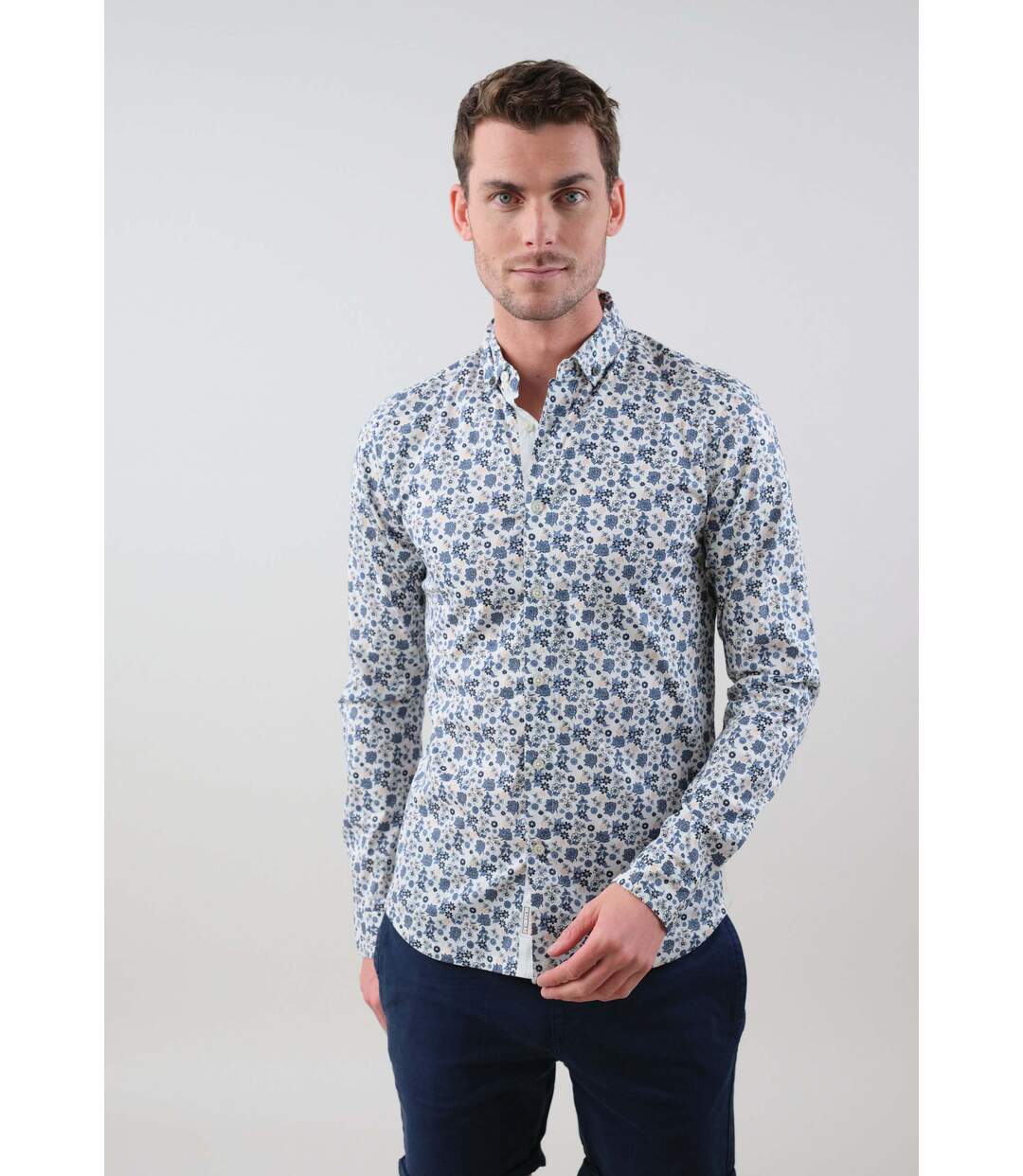 Chemise à motif floral pour homme COLMA