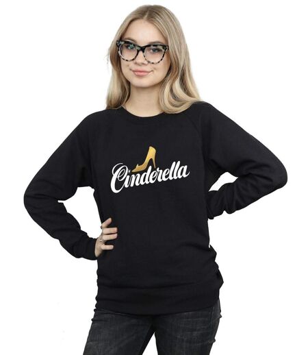 Disney - Sweat CINDERELLA SHOE LOGO - Femme (Noir) - UTBI13869
