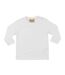 T-shirt Manches Longues Motif/style Uni Bébé Blanc Larkwood-1