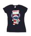 Disney Femmes/Les femmes Lilo & Stitch Santa's Here - T-shirt en coton (Bleu marine) - UTBI26052-1