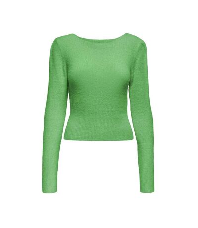 Pull en Maille douce Vert Femme Only Piumo - L