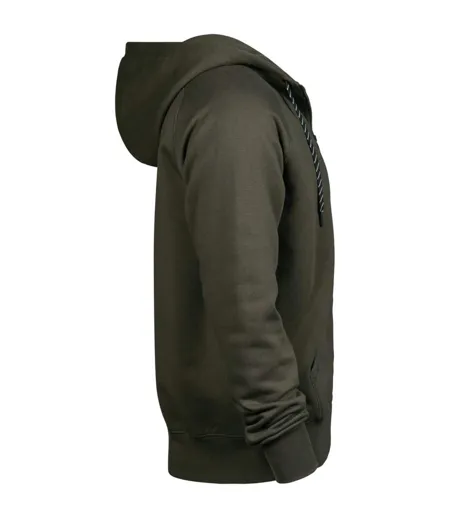 Veste À Capuche Fashion Homme Vert Sombre Tee Jays
