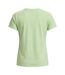 Womens/ladies V Neck T-shirt Lime White Under Armour-3
