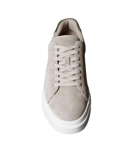 Baskets Homme Taupe Blanc Vert Calvin Klein
