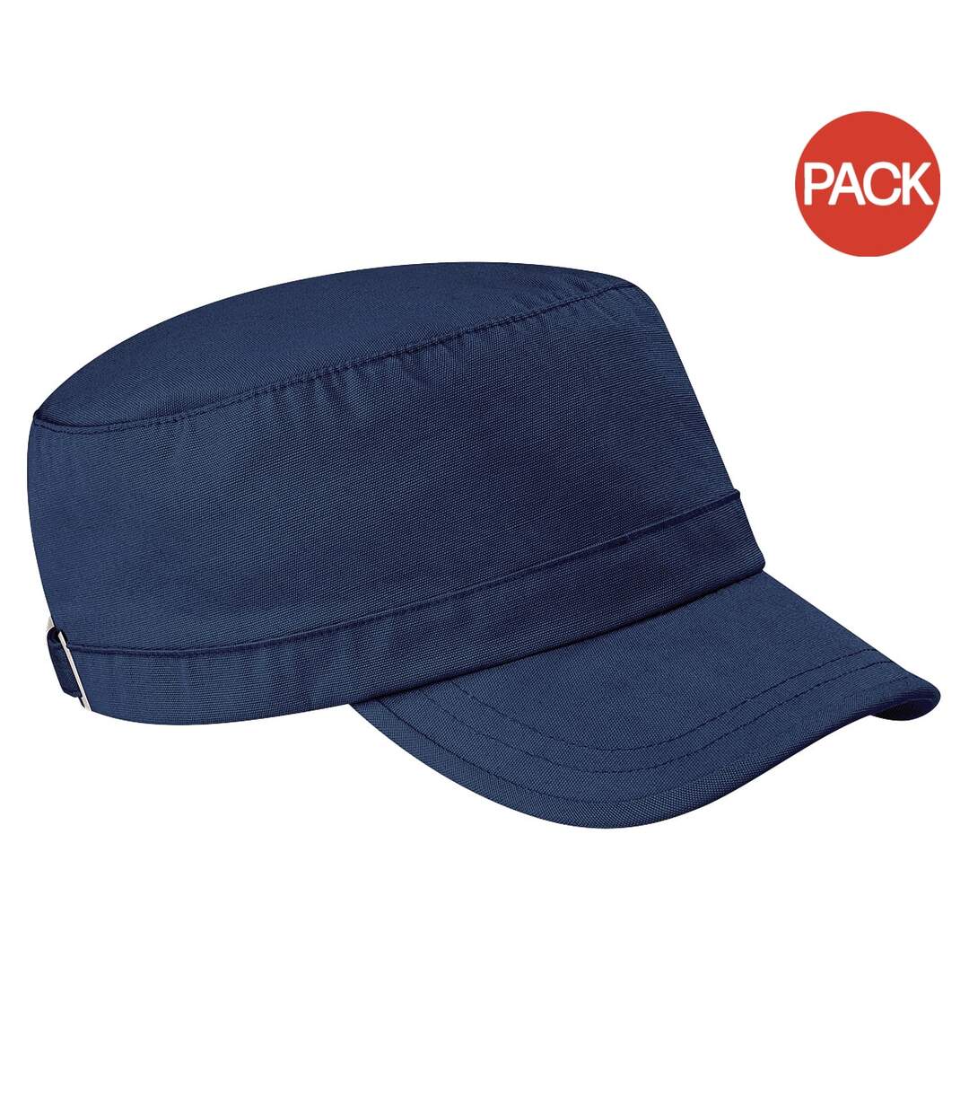 Lot de 2  casquettes adulte bleu marine Beechfield-1