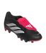 Chaussures De Foot Pour Terrain Ferme Motif/style Se Rabat Sur L´avant Predator Club Femme Noir Rouge Adidas-1