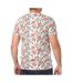 T-shirt Blanc/Rouge Homme Lee Cooper Oano - M-2