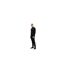 Mens Pirol Logo Long-sleeved Polo Shirt Black Boss-1