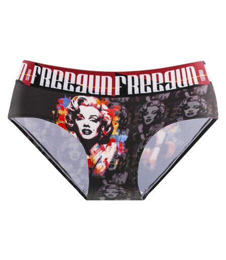 Lot de 4 culottes femme Pop Art Freegun