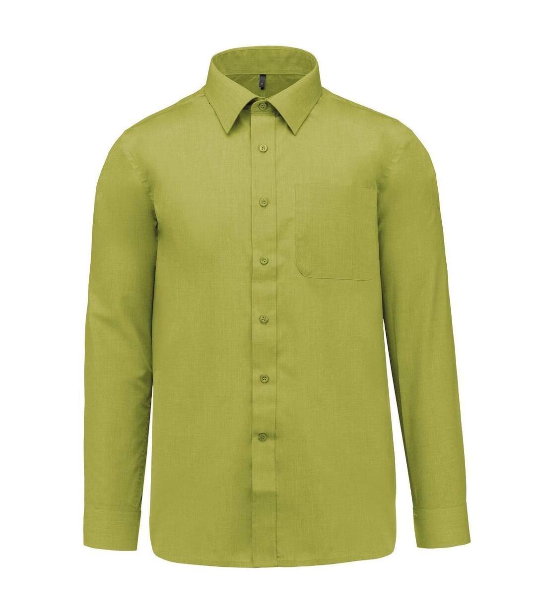 Chemise popeline manches longues - Homme - K545 - vert lime