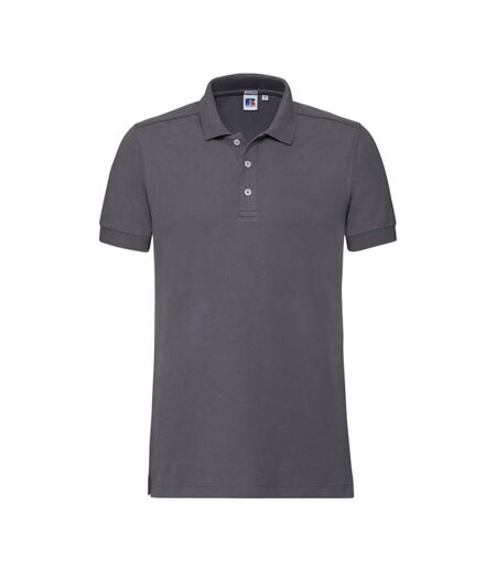 Polo Homme Gris Foncé Uni Russell