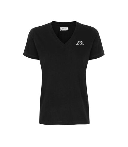 T-Shirt Noir Femme Kappa Cabou