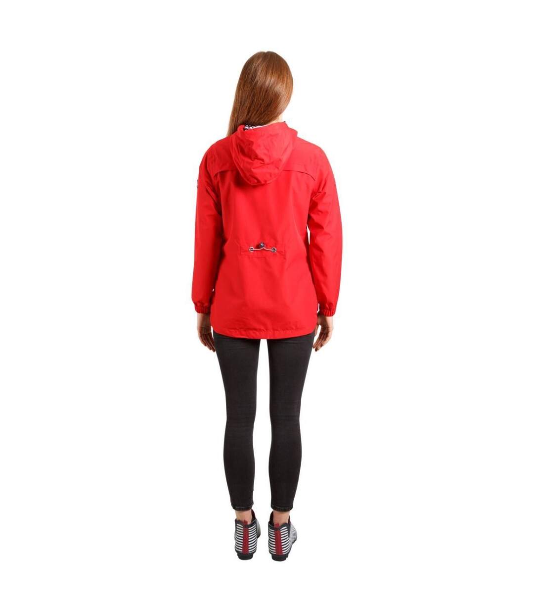 Veste Imperméable Flourish Femme Rouge Trespass-4