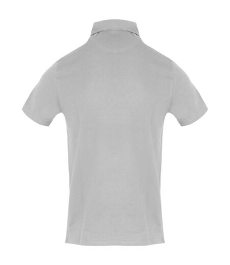 Polo Motif/style Logo Brodé Homme Gris Aquascutum