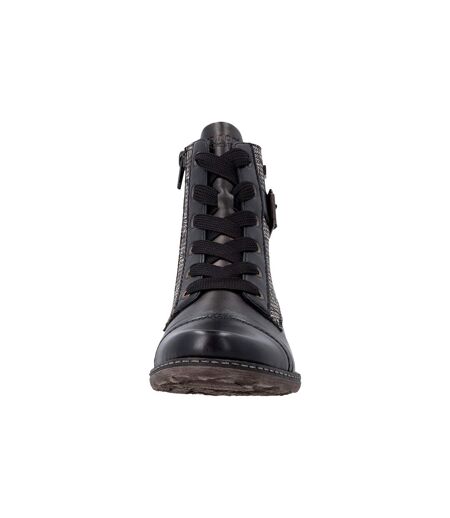 Bottines à Lacets et Zip Remonte Odeon