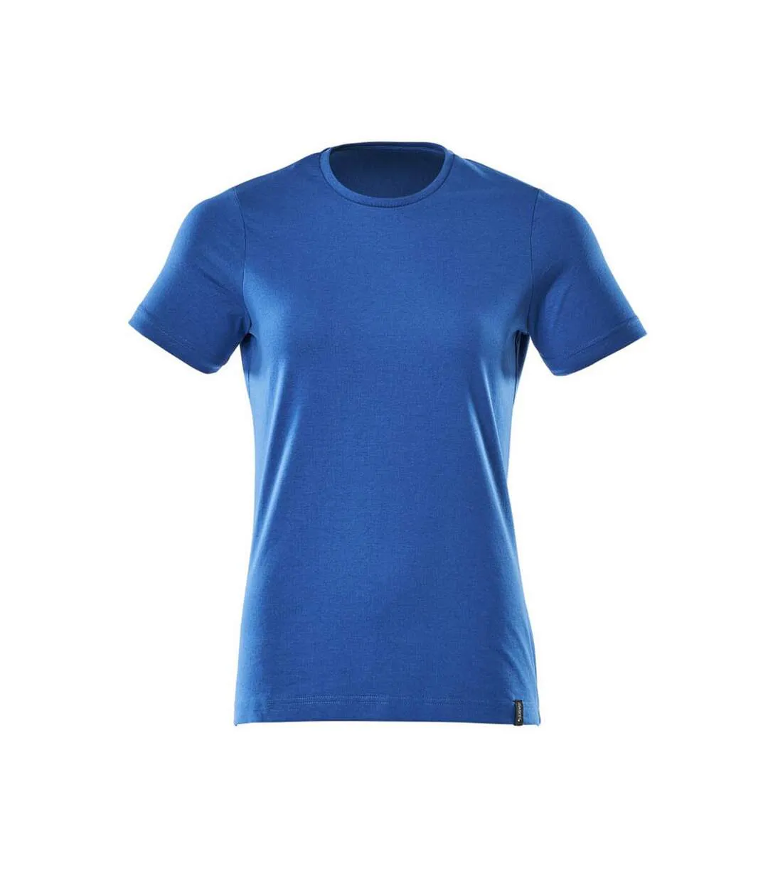 Womens/ladies Crossover T-shirt Azure Blue Mascot-1
