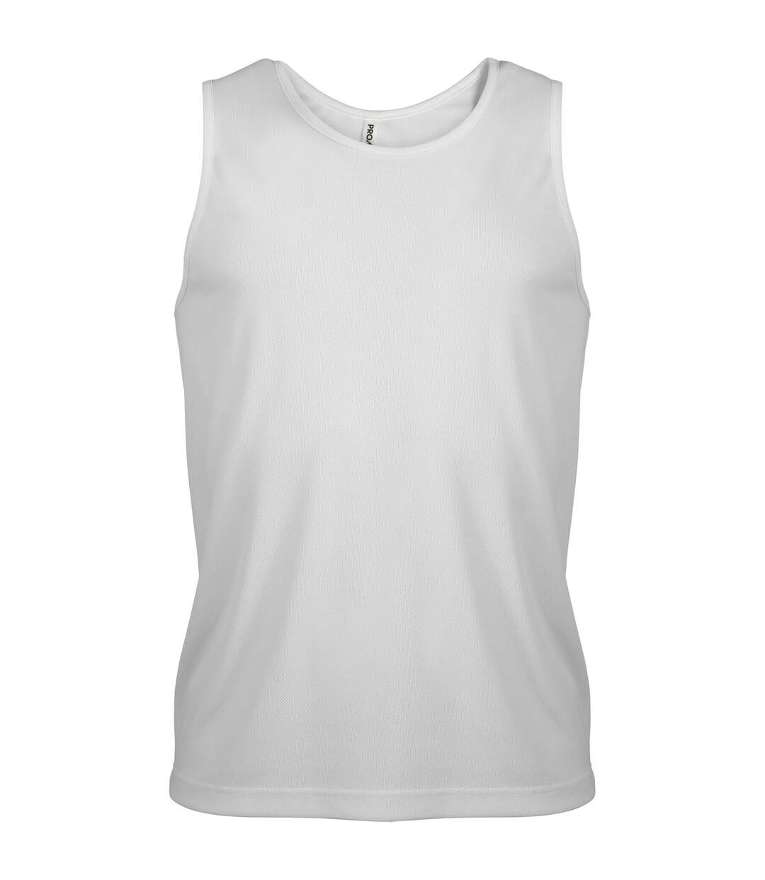 Kariban Proact Mens Sleeveless Sports Training Vest (White)