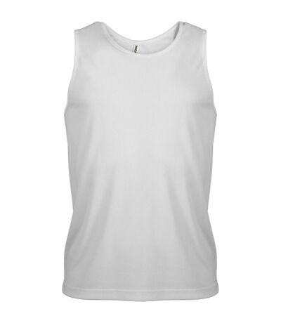 Débardeur de sport homme blanc Kariban