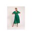 Robe midi plissée et ceinture ISALA - Dona X Lisa-4