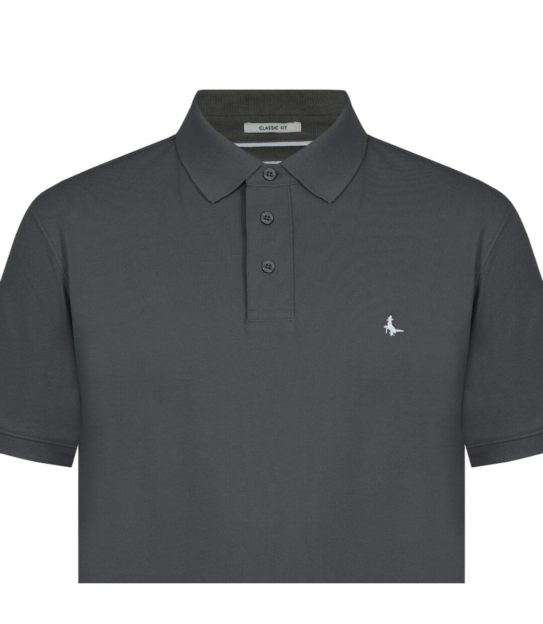 Mens Classic Embroidered Logo Polo Shirt Slate Jack Wills-3
