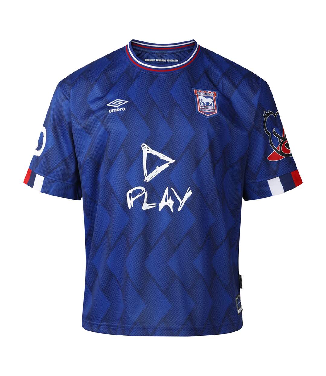 Mens Ed Sheeran Ipswich Town Fc Jersey Blue Umbro-1
