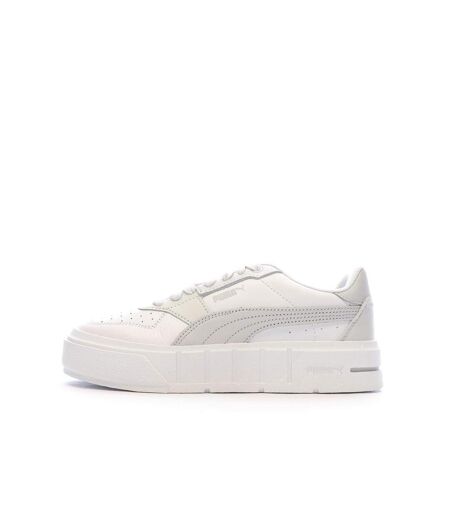 Baskets blanches/grises femme puma cali