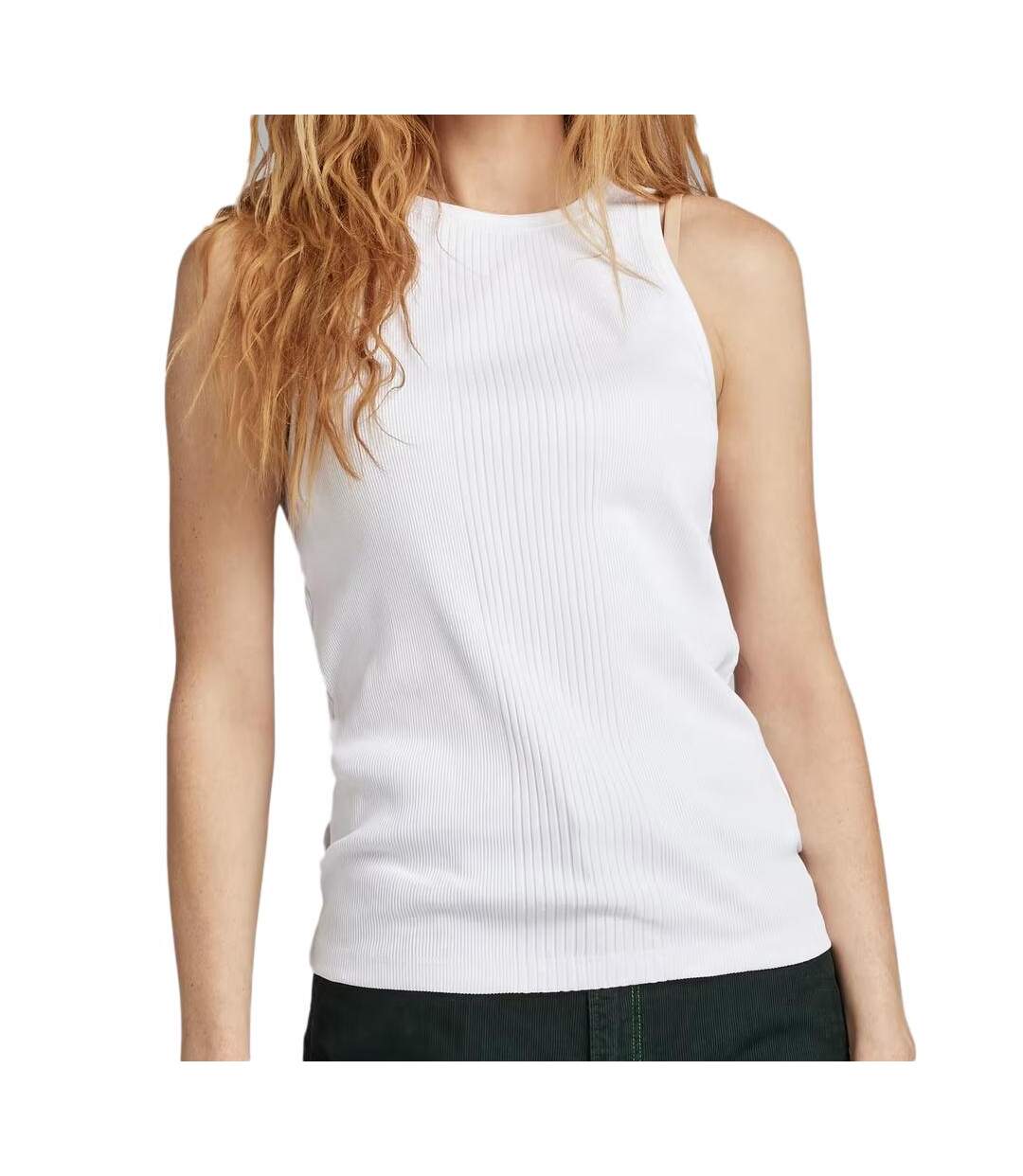 Débardeur Blanc Femme G-Star Raw D19323 - L-1