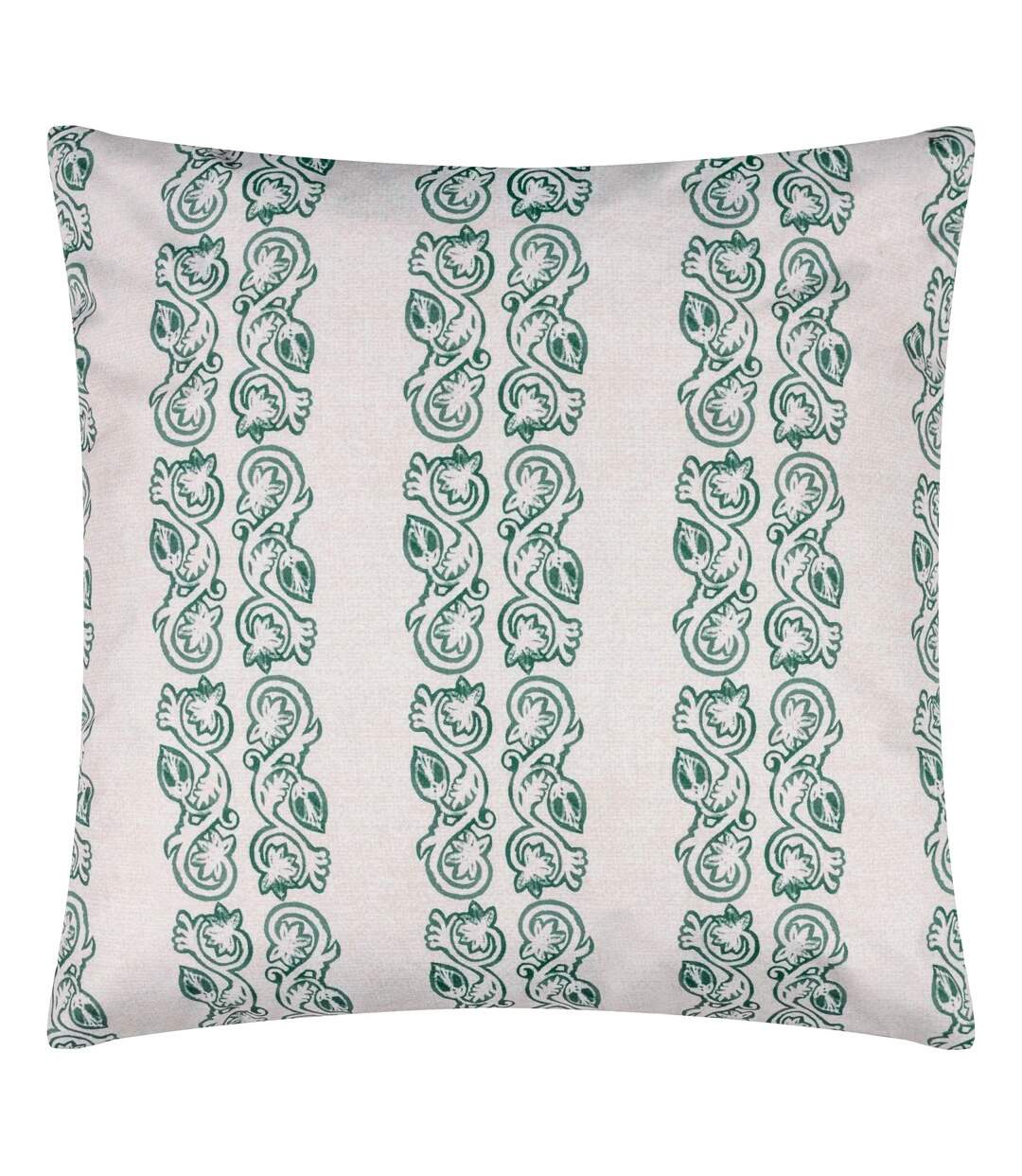 Kalindi stripe outdoor cushion cover 55cm x 55cm teal Paoletti