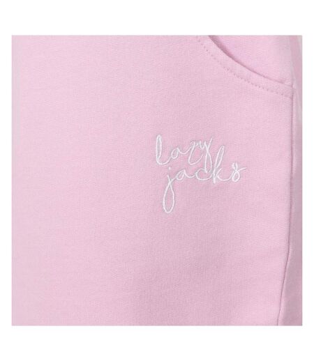 Short De Jogging Femme Rose Lazy Jacks