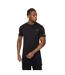 Mens Portville T-shirt Black Crosshatch-4