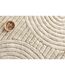 Tapis Déco Texturé Rond Niklas 200cm Blanc-5