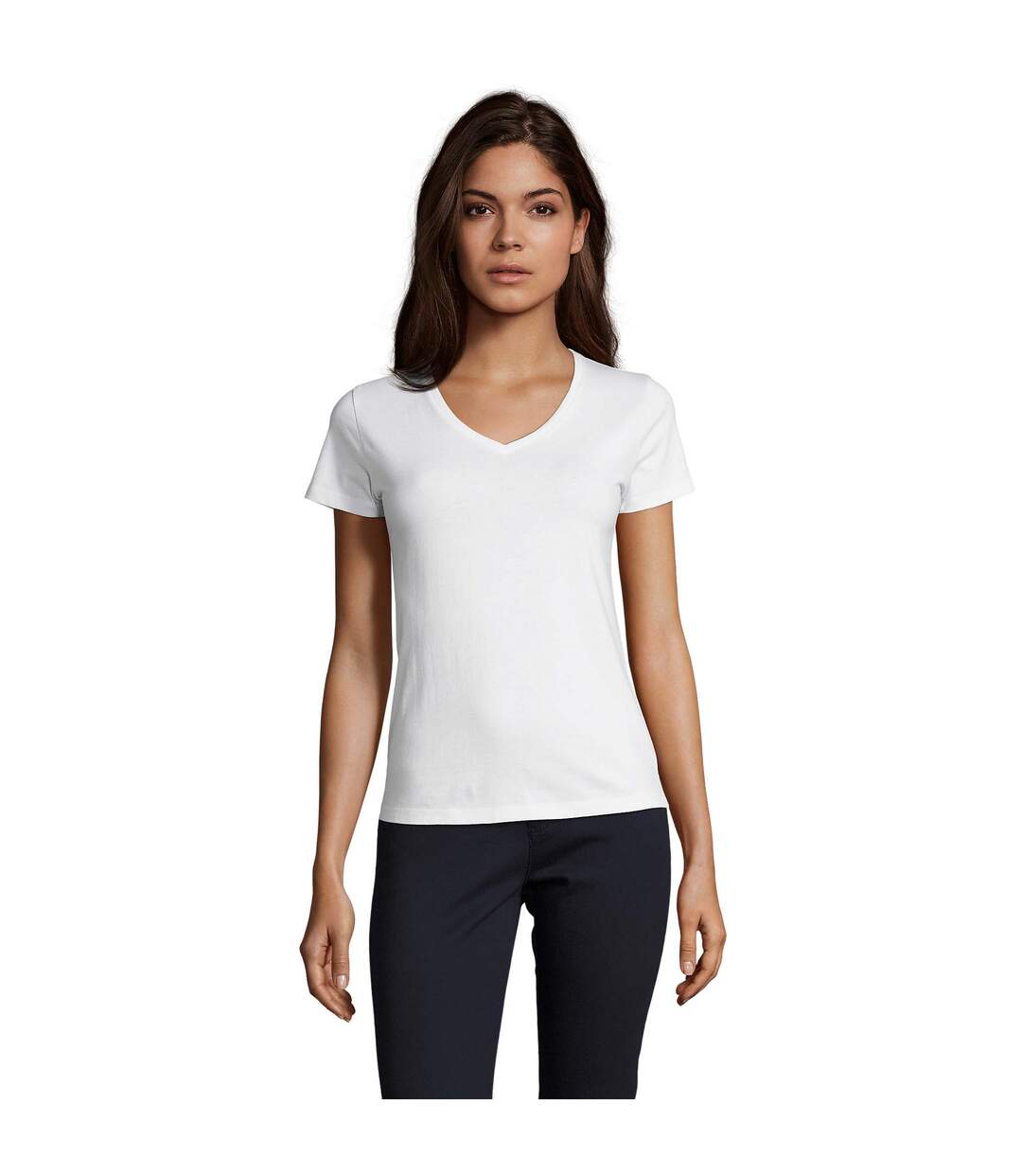 T-shirt imperial femme blanc SOLS-1