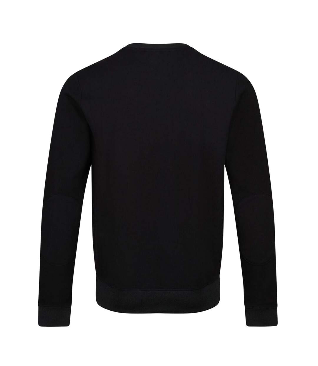 Mens Torin Faux Suede Crew Neck Sweatshirt Black Luke 1977-2