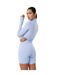 Womens/ladies Sophie Habboo Tracksuit Top Brunnera Blue USA Pro-3