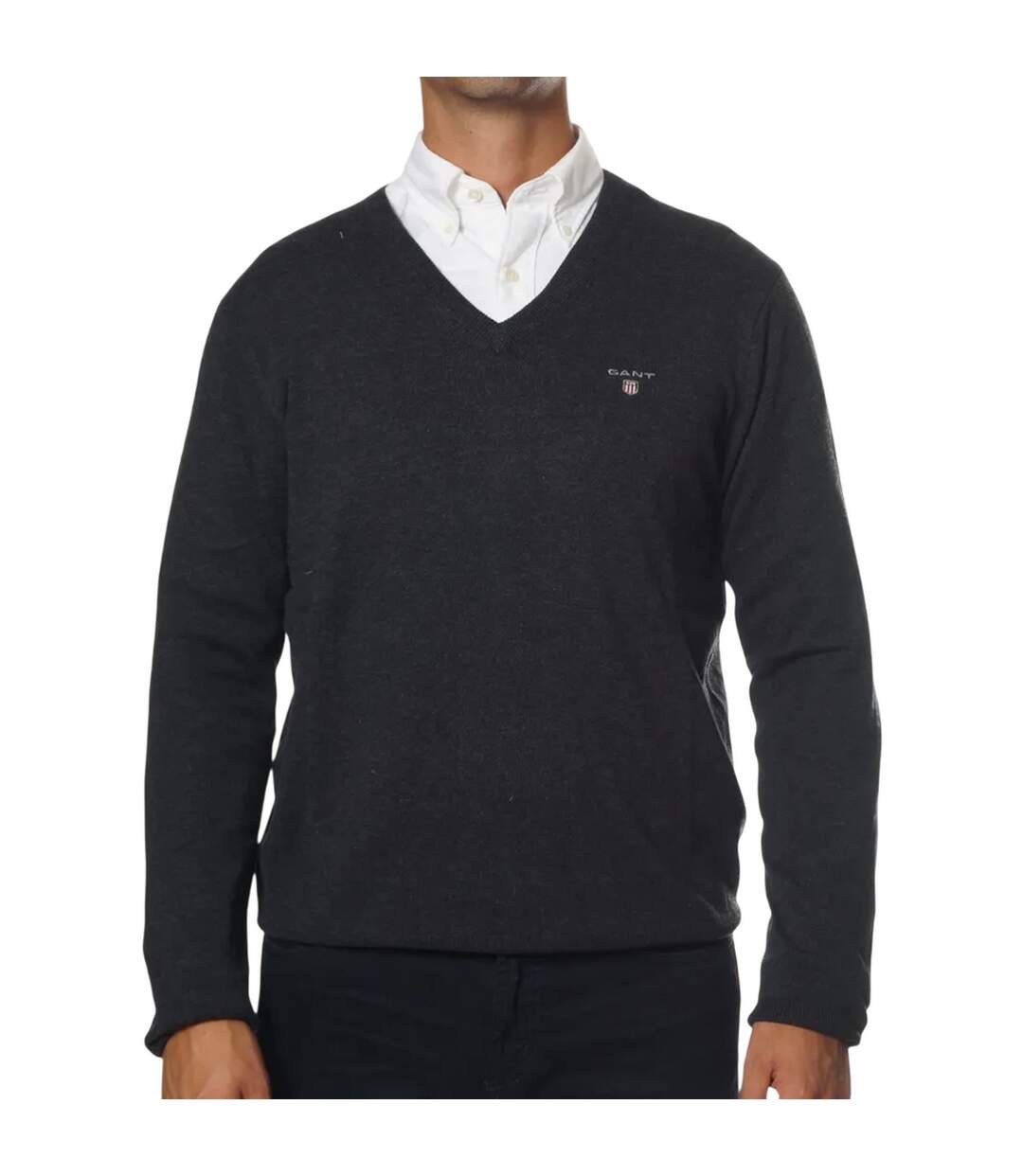 Sweat Classic Homme Noir Gant-2
