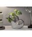 Vase Design en Résine Heart 19cm Argent-5