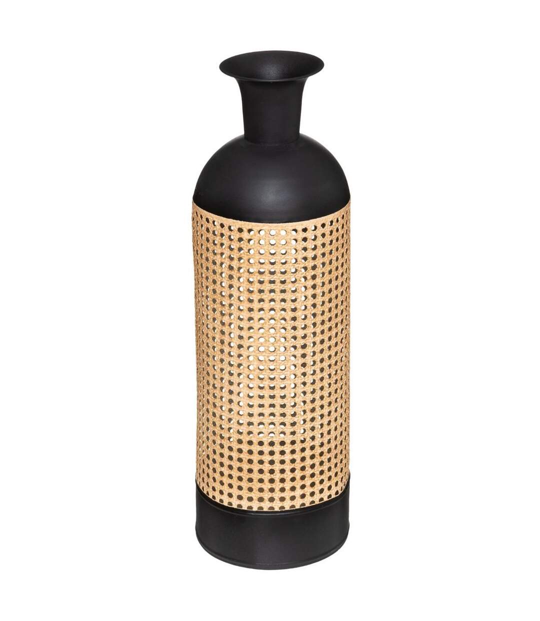 Vase Design Cannage Arbela 60cm Noir-1