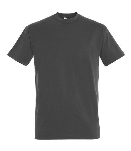 T-shirt manches courtes - Mixte - 11500 - gris foncé