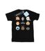 Disney T-shirt boyfriend en coton pour femmes/femmes Frozen Heads (Noir) - UTBI24668-1
