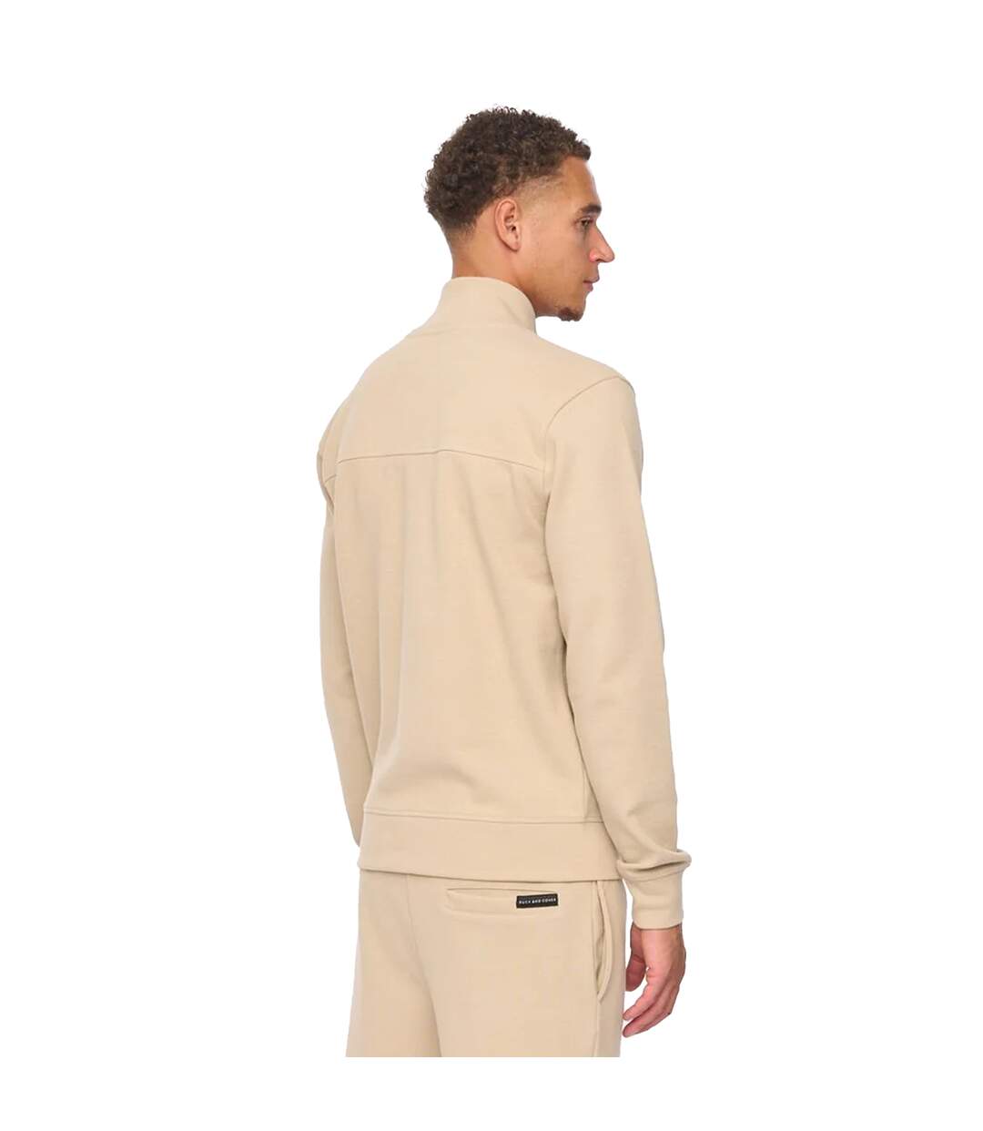 Sweat Tames Homme Beige Gris Duck And Cover-3